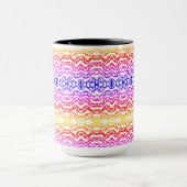 Pattern Tasse lustige Farben (Zentrum)