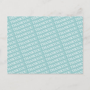 pattern thank you postkarte