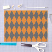 PATTERN-Tissue-Papiere für ORANGE- UND GRAUCHHARLE Seidenpapier (Handwerk)