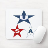 Pattern-USA-Mausmatte Mousepad (Mit Mouse)