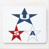 Pattern-USA-Mausmatte Mousepad (Vorne)