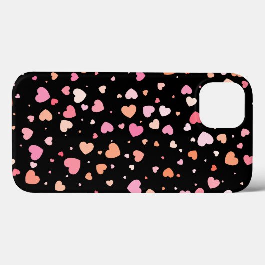 Pattern Valentine's 2024 Hintergrund mit Herz Case-Mate iPhone Hülle (Rückseite (Horizontal))