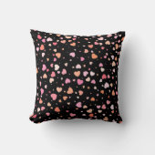 Pattern Valentine's 2024 Hintergrund mit Herz Kissen (Vorderseite)