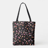Pattern Valentine's 2024 Hintergrund mit Herz Tasche (Rückseite)