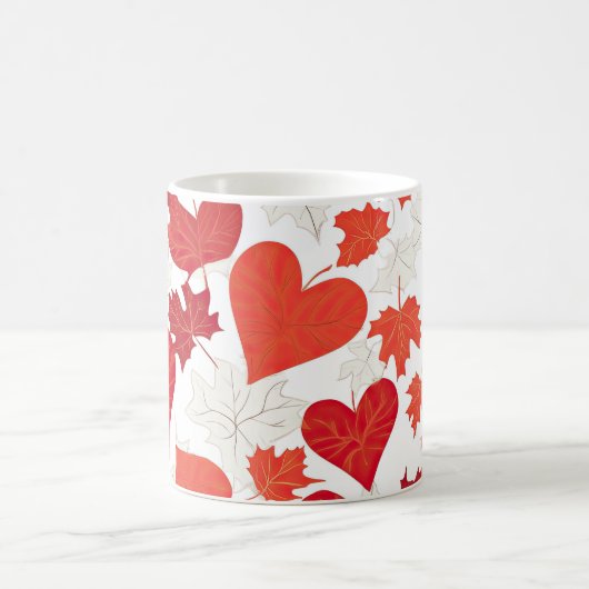 Pattern Valentinstag Verwandlungstasse (Mittel)