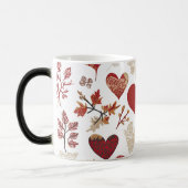 Pattern Valentinstag Verwandlungstasse (Links)