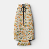 Pattern Vintage pumpkin Groovy Flaschenkühler (Rückseite)