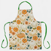 Pattern Vintage Pumpkin Groovy Schürze (Vorderseite)