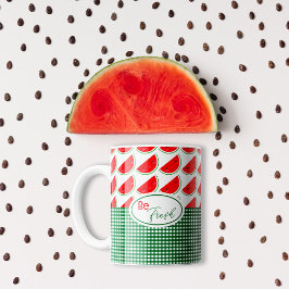 Pattern Wassermelone Scheiben Kaffeemaschine Tasse