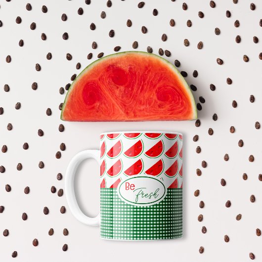 Pattern Wassermelone Scheiben Kaffeemaschine Tasse