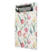 Pattern Watercolor Modern Tulips Mini Klemmbrett (Gewinkelt2)