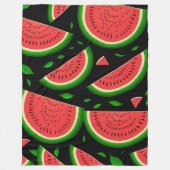 Pattern Watermelon Fleecedecke (Vorderseite)