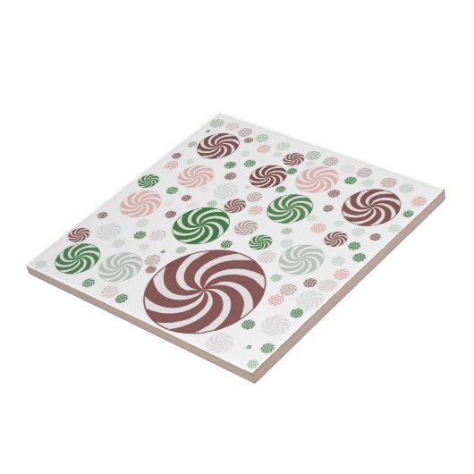 Pattern Weihnachtsbretzel Fliese (Seite)