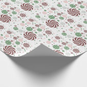 Pattern Weihnachtsbretzel Geschenkpapier (Ecke)