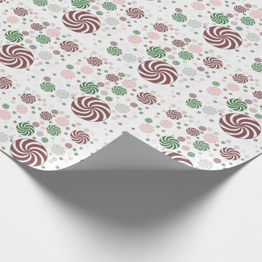 Pattern Weihnachtsbretzel Geschenkpapier (Ecke)