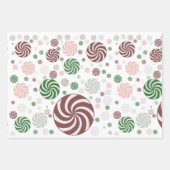 Pattern Weihnachtsbretzel Geschenkpapier Set (Vorderseite 3)