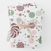 Pattern Weihnachtsbretzel Geschenkpapier Set (Beispiel)