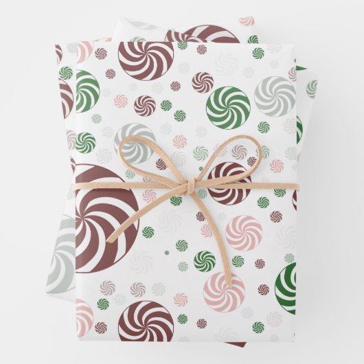 Pattern Weihnachtsbretzel Geschenkpapier Set (Beispiel)