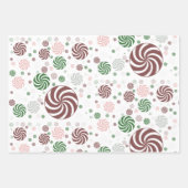 Pattern Weihnachtsbretzel Geschenkpapier Set (Vorderseite)