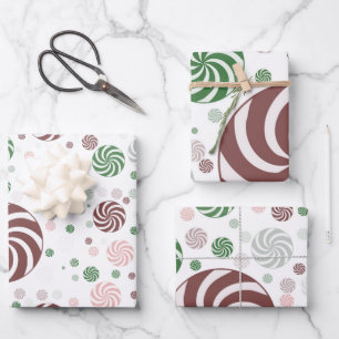 Pattern Weihnachtsbretzel Geschenkpapier Set