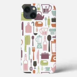 Pattern with colorful cooking icons Case-Mate iPhone hülle