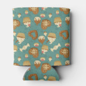 Pattern with cupcakes and candies dosenkühler (Rückseite)