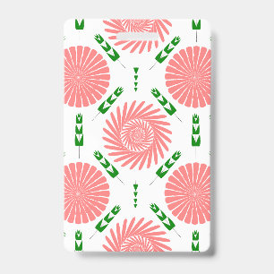  pattern with pink flowers   ausweis