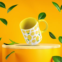 Pattern Zitronenfrucht Tasse