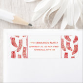 Patternadresse für skandinavischen Weihnachtsmann- (Insitu)