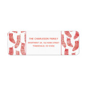 Patternadresse für skandinavischen Weihnachtsmann- (Vorne)