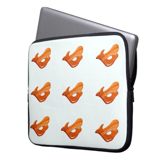 Patternärmel Laptopschutzhülle (Vorderseite Links)