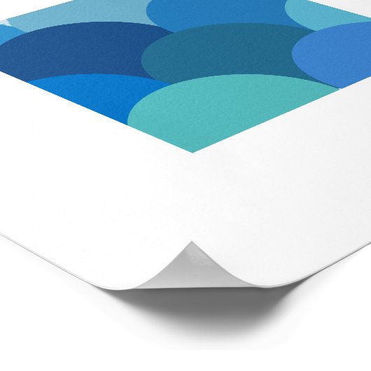 Patterned Circles 2 Poster (Ecke)