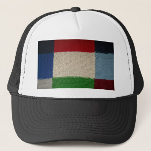 Patterned Fabric Truckerkappe