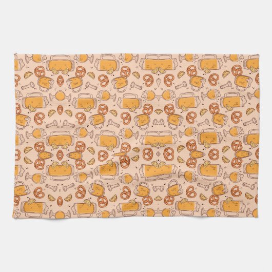 Patterned picnic blanket featuring  geschirrtuch (Horizontal)