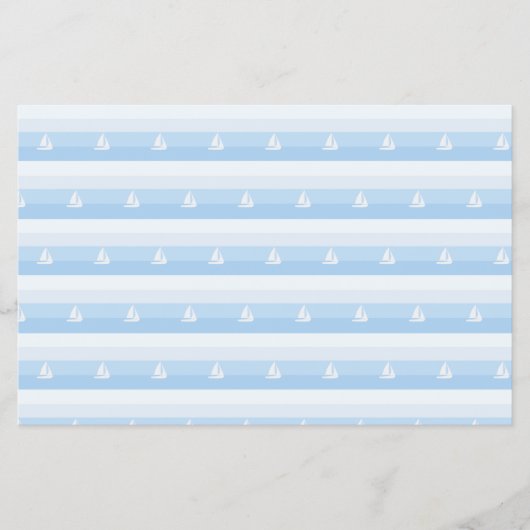 patterned scrap booking paper nautical Flyer (Vorne)