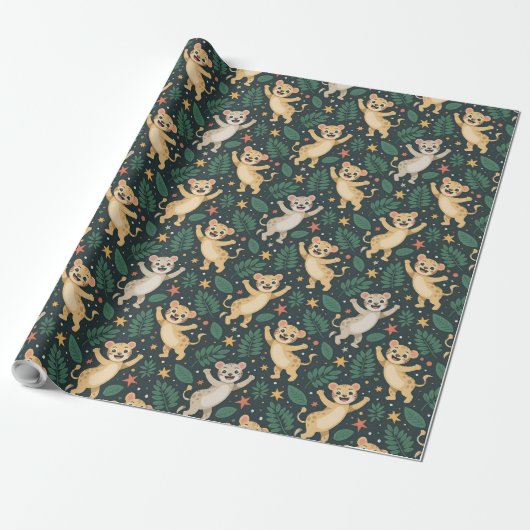 Patterned wrapping paper featuring illustrations geschenkpapier (Ungerollt)