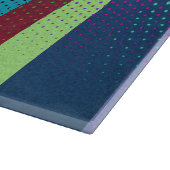 Patternfarbene Streifen + Ihre Ideen Schneidebrett (Ecke)