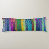 Patternfarbene Streifen + Ihre Ideen Seitenschläferkissen (Rückseite)