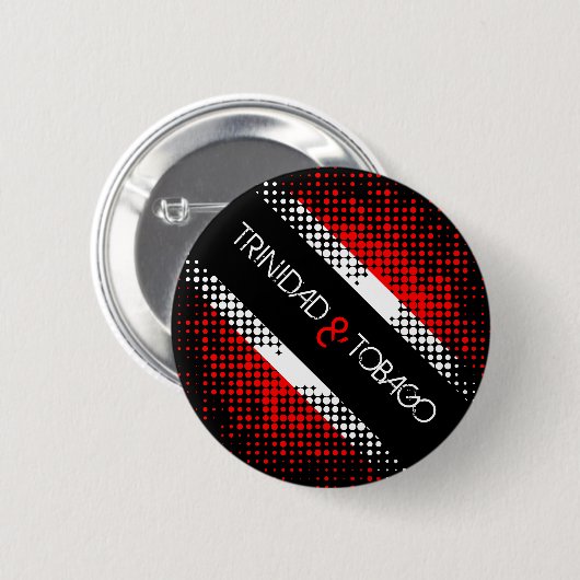 Patternflagge Trinidad und Tobago Dot Button (Vorne & Hinten)