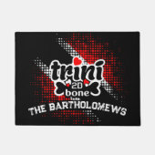 Patternflagge Trinidad und Tobago Dot Fußmatte (Vorderseite)