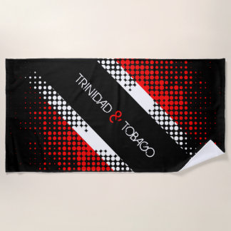 Patternflagge Trinidad und Tobago Dot Strandtuch