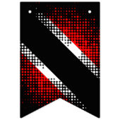 Patternflagge Trinidad und Tobago Dot Wimpelkette (Erste Fahne)