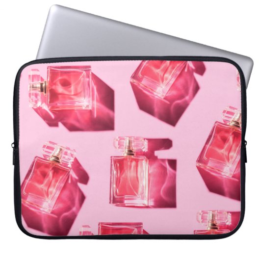 Patternflaschen mit Parfüm Laptopschutzhülle (Vorderseite)