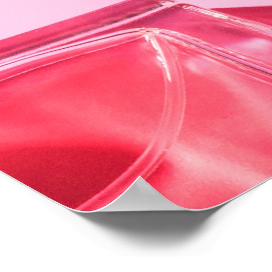 Patternflaschen mit Parfüm Poster (Ecke)