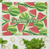 Patternhandtuch für Wassermelonen Geschirrtuch (Gefaltet)