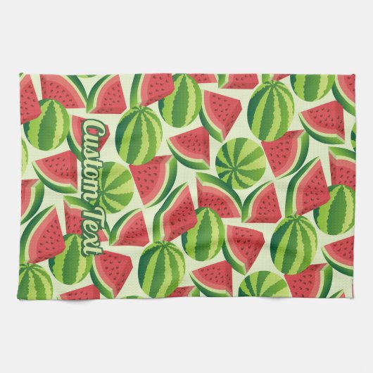 Patternhandtuch für Wassermelonen Geschirrtuch (Horizontal)