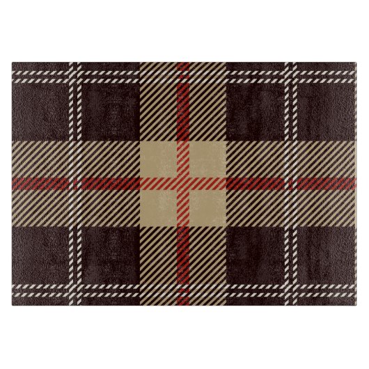Patternl Stylish Scottish Geometric Vintag Schneidebrett (Vorderseite)