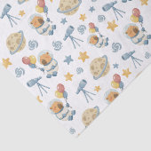 Patternpapier Capybara Astronaut Seidenpapier (Ausschnitt)
