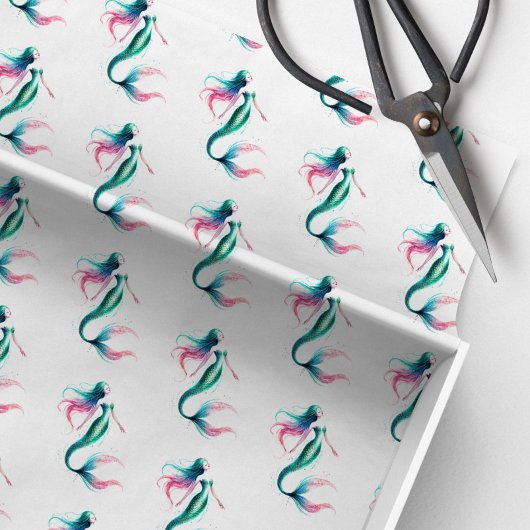 Patternpapier Mermaid Seidenpapier