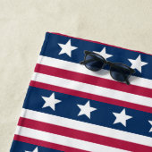 Patternraid muster 3 - amerikanische Flagge Strandtuch (Beispiel)